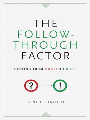 cover image of The Follow-Through Factor